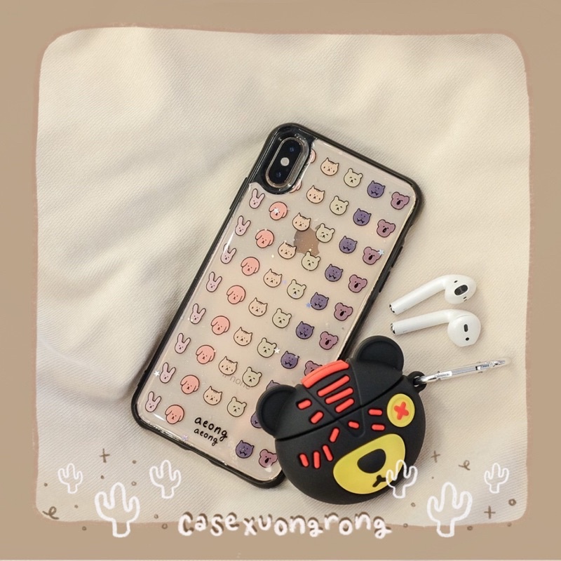 CA036 Ốp lưng airpods silicon ROGUE BEAR