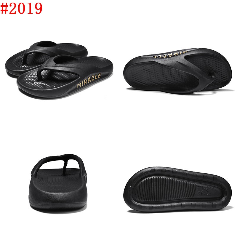 Dép Xỏ Ngón Đi Biển Đế Dày Thoải Mái Chống Trượt Cho Cặp Đôi Size 35-46