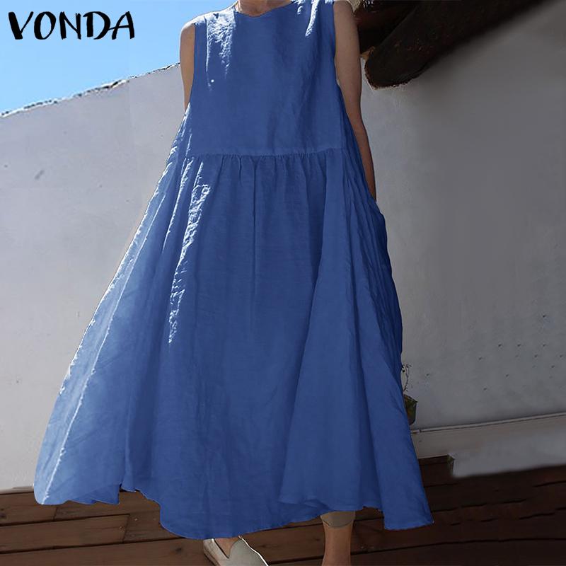 Đầm Maxi sát nách thiết kế oversized cho phái nữ