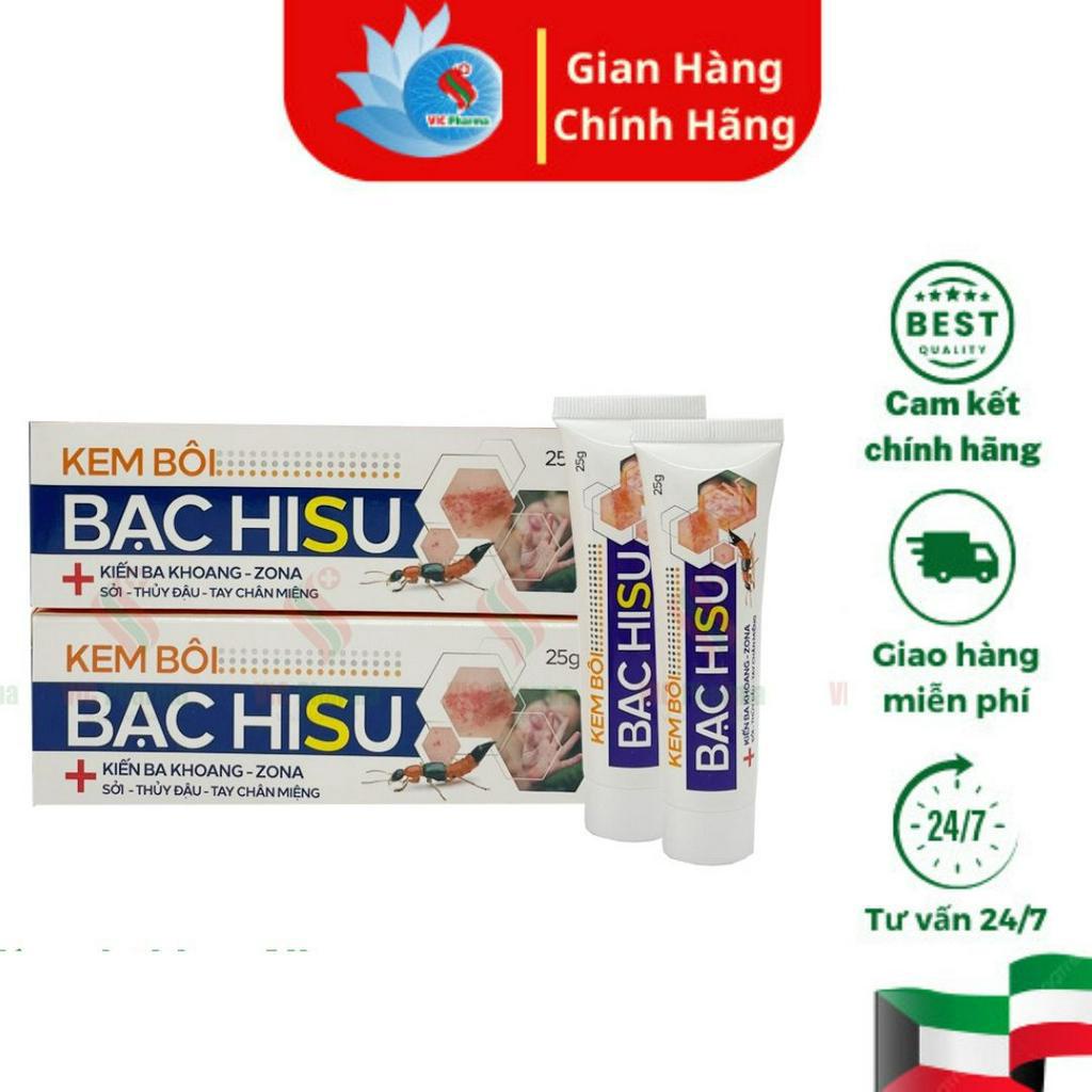 Kem bôi Bạc Hisu hỗ trợ điều trị zona, kiến ba khoang