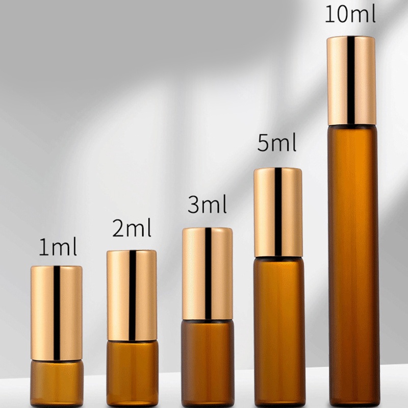 Chai Thủy Tinh Cuộn Tròn Bằng Thép Không Gỉ 1ML 2ML 3ML 5ML 10ML