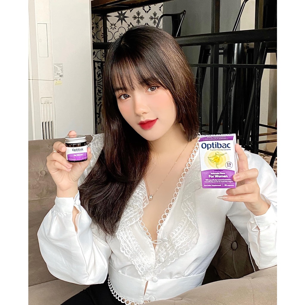 Mẫu mới Men vi sinh Optibac tím  chuẩn nội địa UK