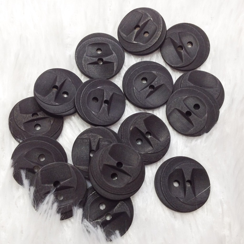 Nút áo nhựa truyền thống nhiều màu dễ thương khuy nhựa trang trí scrapbook size 1.8CM