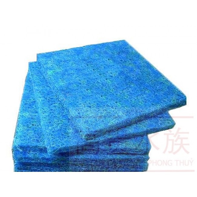 Vật liệu lọc nước hồ cá cảnh - Bùi nhùi Jmat xanh kích thước 25 X 20 cm