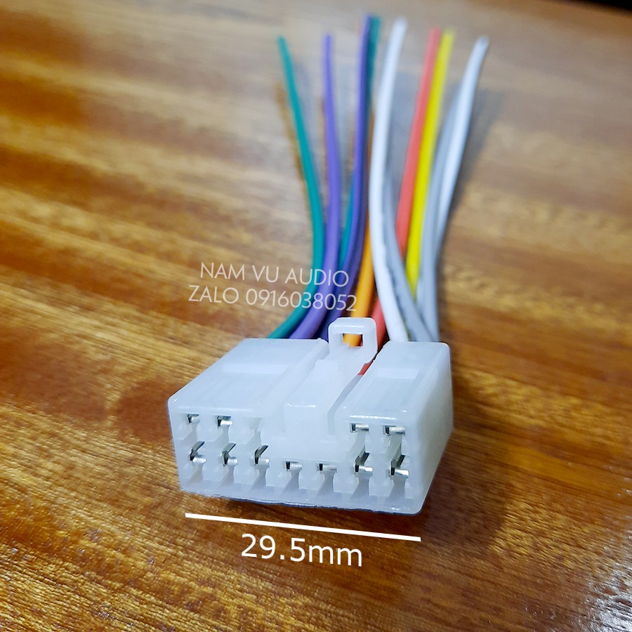 Dây cáp 12 PIN kết nối dành cho đầu CD ô tô Suzuki, Toyota