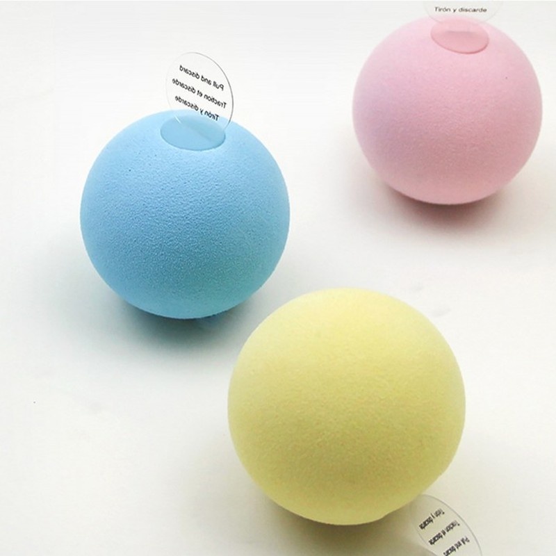 Quả bóng trọng lực đồ chơi thông minh 3 màu có âm thanh cho thú cưng