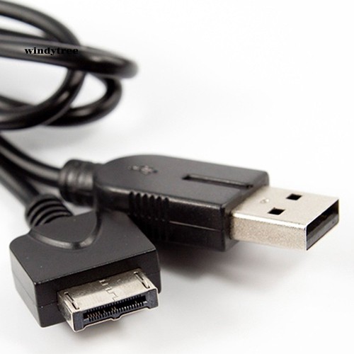 WDTE 2 in 1 Black USB Data Transfer Sync Charger Cable for PS Vita PSVita PSV