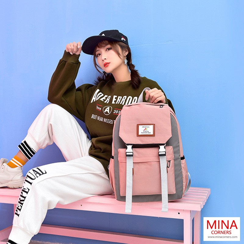 Balo Nữ Ulzzang Phong Cách trẻ trung Hàn Quốc - BL2106