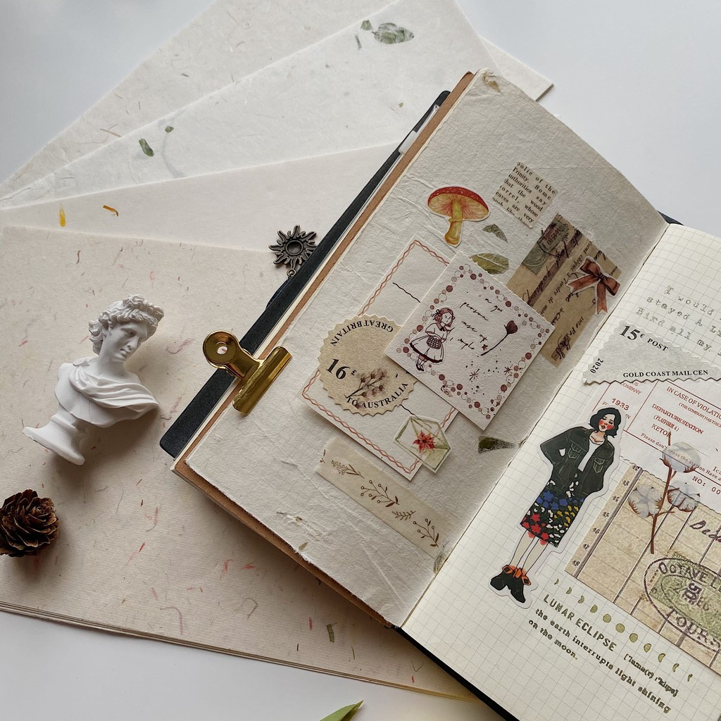 Giấy dập hoa lá size a4