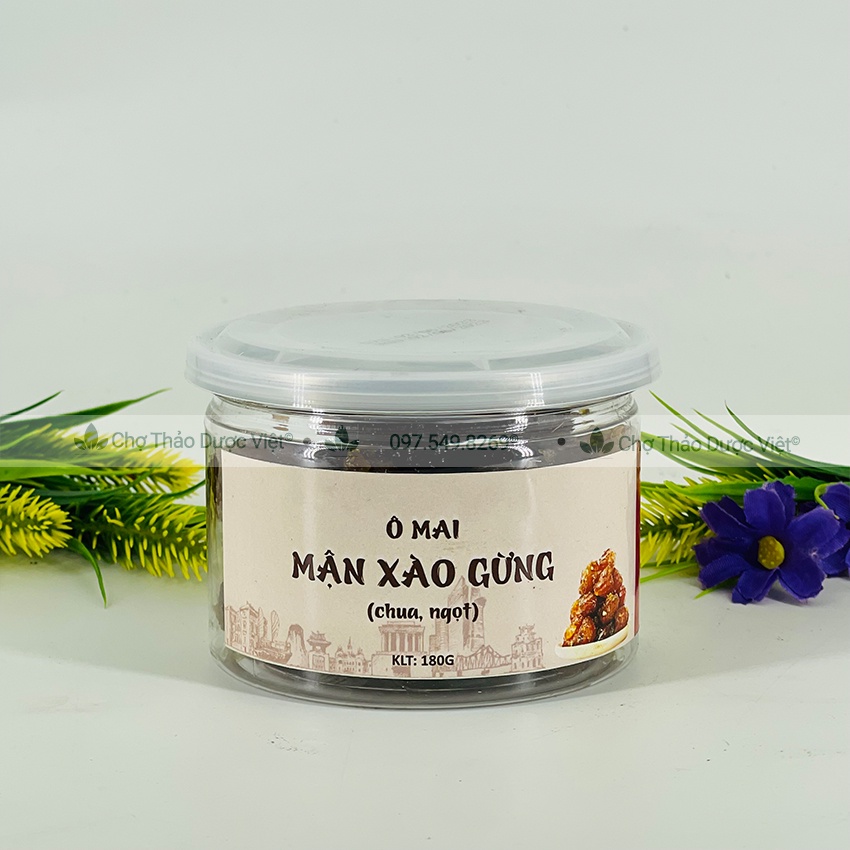 Ô mai mận xào gừng - Chợ Thảo Dược Việt