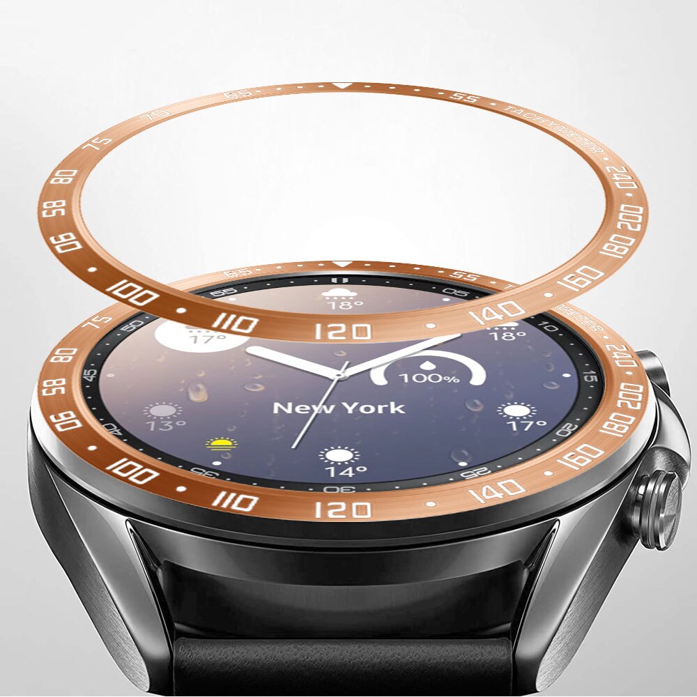 Ốp Bảo Vệ Mặt Đồng Hồ Samsung Galaxy Watch 3 41mm Bezel Bằng Thép Không Gỉ