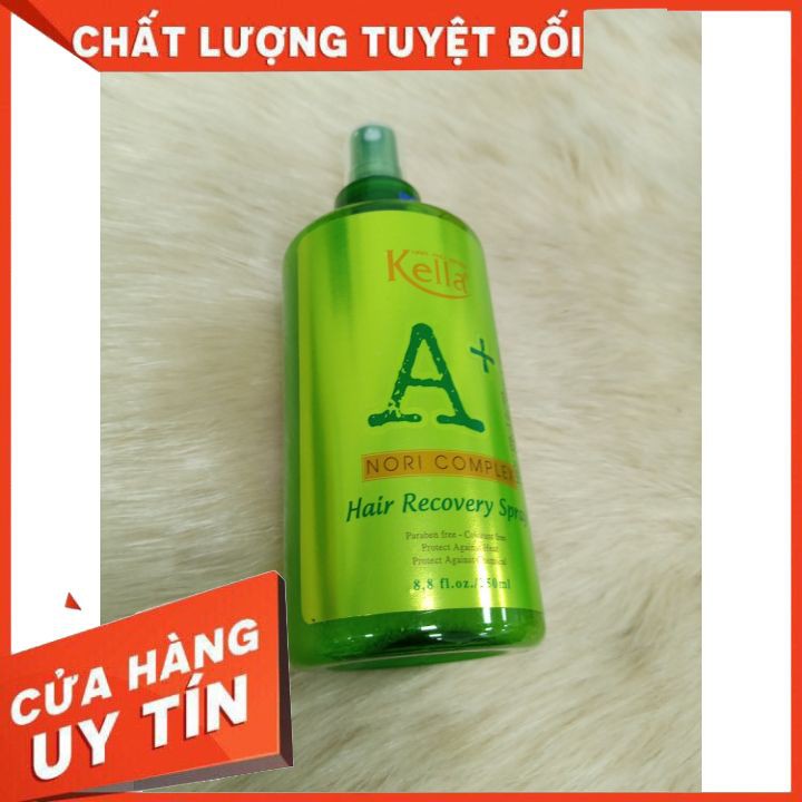 XỊT DƯỠNG PHỤC  HỒI TÓC  KELLA  A+ 250ML 😍FREESHIP 😍 nuôi dưỡng, cải thiện tóc khô xơ, chẻ ngọn, giúp tóc chắc khỏe