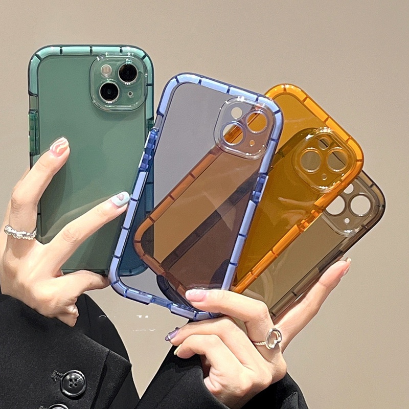 Ốp Điện Thoại Silicone Mềm Trong Suốt Chống Sốc Màu Dạ Quang Cho iPhone 13 11 12 Pro Max 13Pro 11