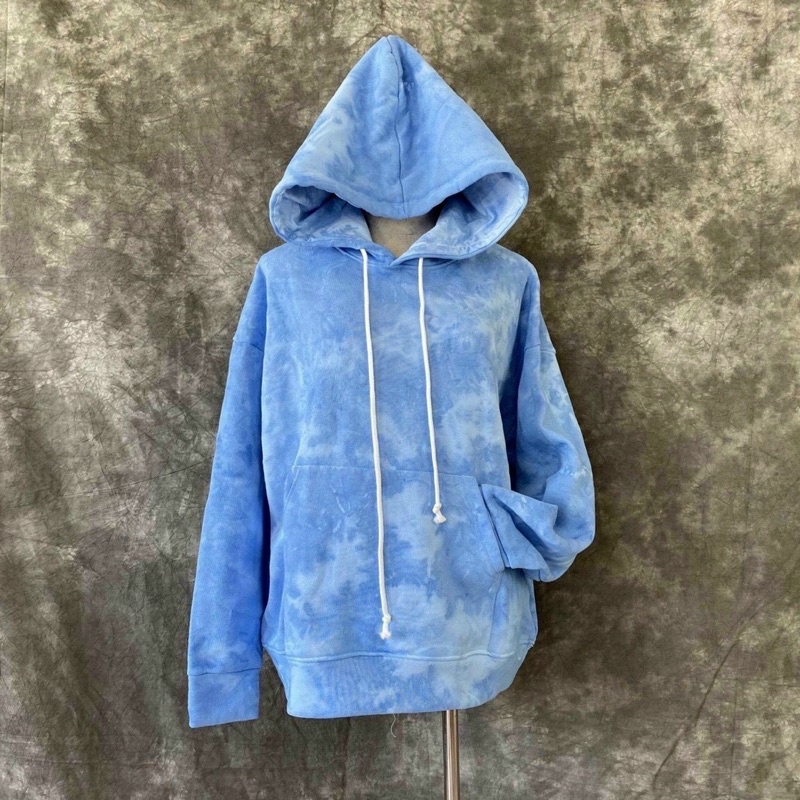 Áo Hoodie Loang Màu Chất Nỉ Mềm Dày