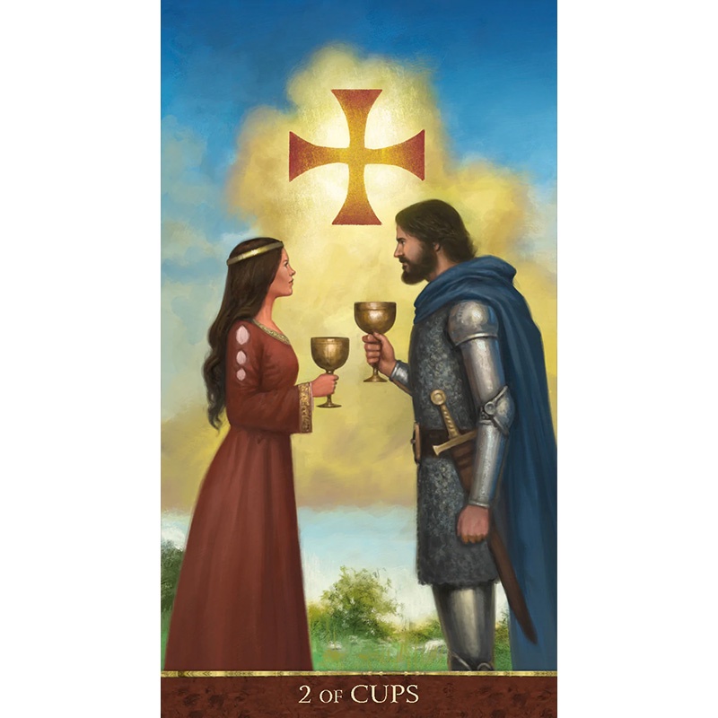 Bộ Bài Knights Templar Tarot (Mystic House Tarot Shop) - Sản Phẩm Authentic Chính Hãng 100%