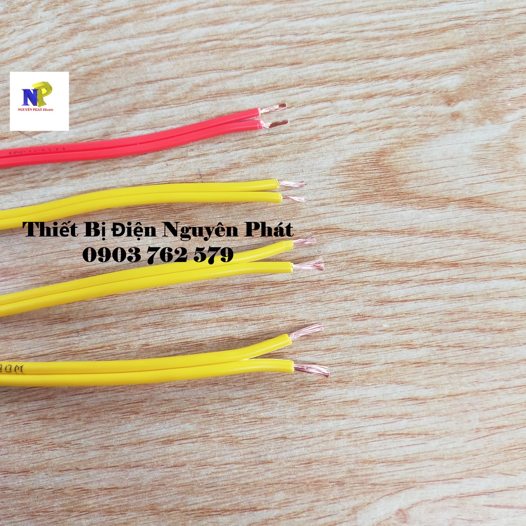 Dây Điện Đôi Mềm 2x0.5mm ,2x0.75mm, 2x1mm, 2X1.5mm- Bán Lẻ Theo Mét