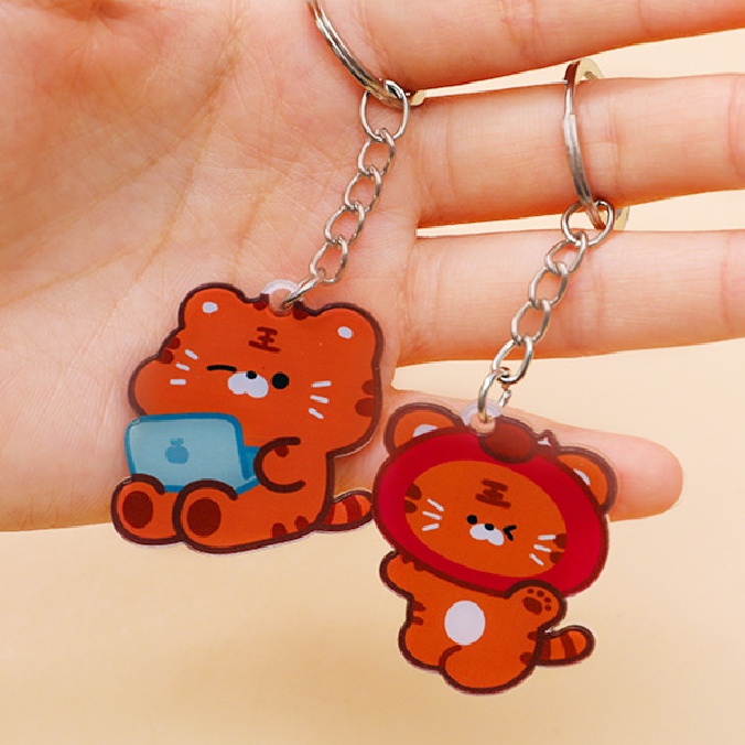 Móc Khóa Hình Chú Hổ Dễ Thương