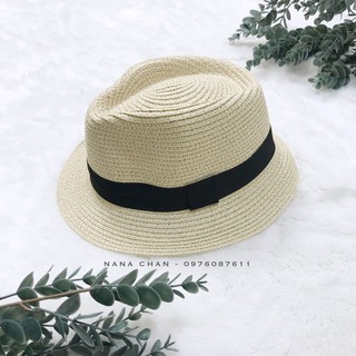 [M033] Mũ cói cho bé và bố mẹ