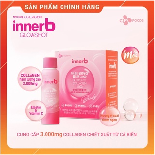[Chính Hãng] Nước uống Collagen Innerb Glowshot 3000 Vitamin C - Hộp 6 chai x 50ml