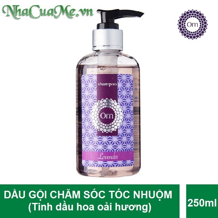 Dầu gội Om Fountain Tinh Dầu Oải Hương (Lavender) 250ml - Dầu gội dành cho tóc nhuộm