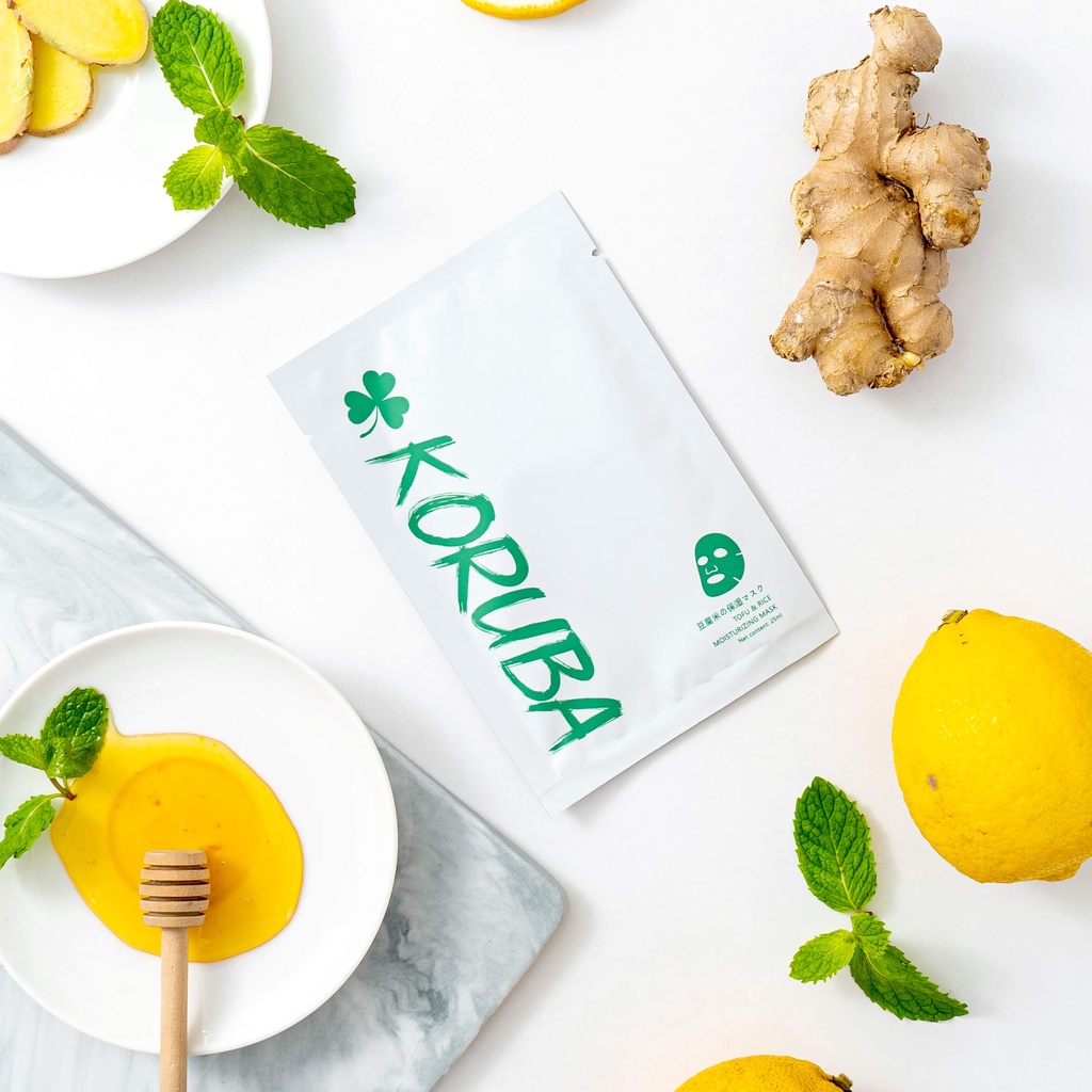 Mặt Nạ Cám Gạo Đậu Hũ Koruba Mask Đắp Mặt Dưỡng Da Cấp Ẩm Thư Giãn &amp; Chăm Sóc Da Mặt