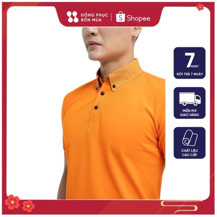 Áo thun polo nữ công sở Nam/ Nữ có cổ form rộng tay ngắn phông trơn cao cấp mặc đi làm,đi chơi thể thao basic sẵn hàng