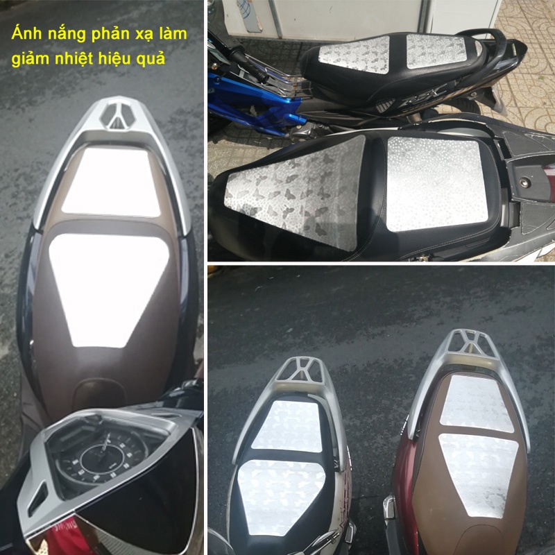 Tấm dán chống nóng yên xe máy xe điện xe mô tô