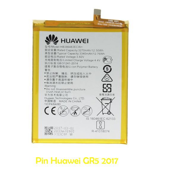 Pin huawei Gr5 (2017) / Honor 6X bảo hành 6 tháng
