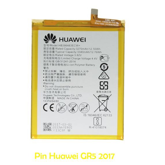 Pin Huawei GR5 2017 BLL-L22 HB386483ECW
