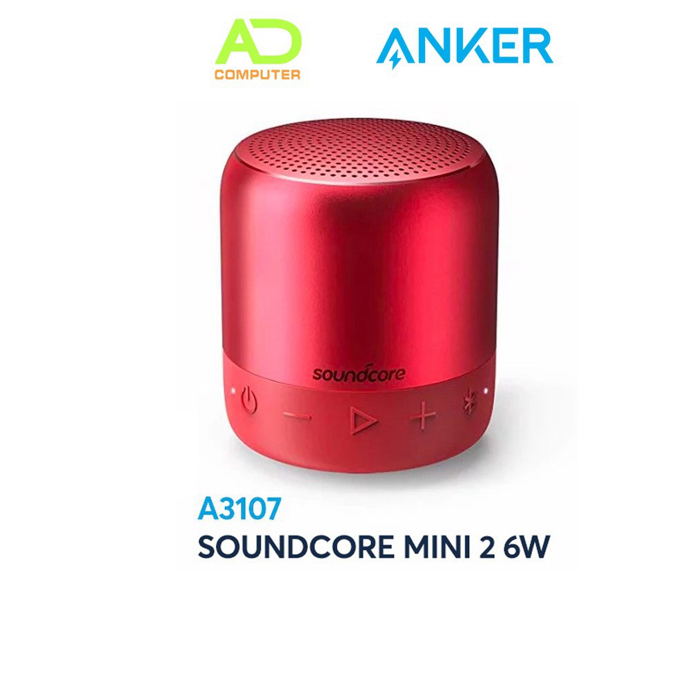 Loa bluetooth SoundCore Mini 2 6W by ANKER Hàng chính hãng - A3107