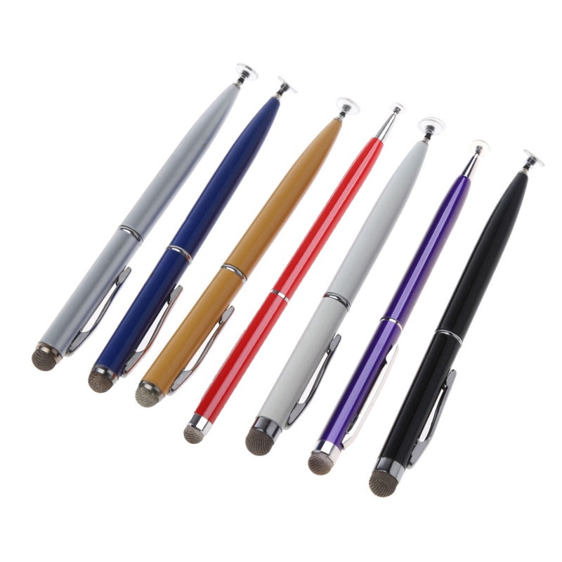 Bút cảm ứng 2 trong 1 đầu kim loại mini thông dụng dành cho điện thoại/ máy tính bảng