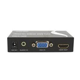 Hộp chuyển VGA -&gt; HDMI VIKI MT VH 02, Hộp chuyển tín hiệu từ máy tính cổng VGA sang màn hình cổng HDMI