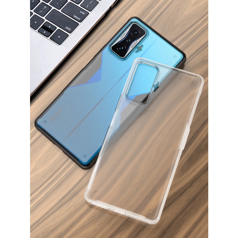 Ốp Điện Thoại PC + TPU Nhám Trong Suốt Chống Sốc Cho Redmi K50 Gaming Edition POCO F4 GT