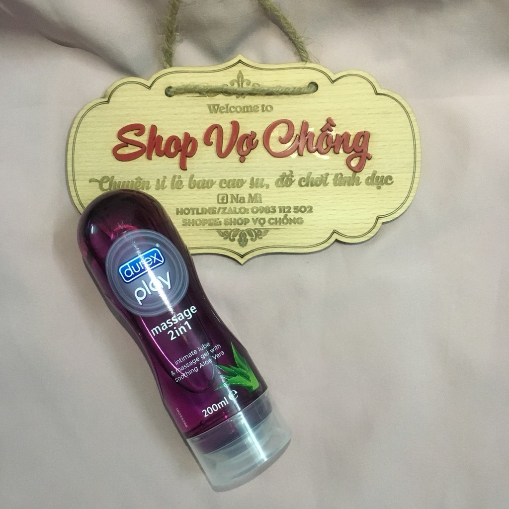 Gel Bôi Trơn Durex Play Massage 2 in 1 200ml