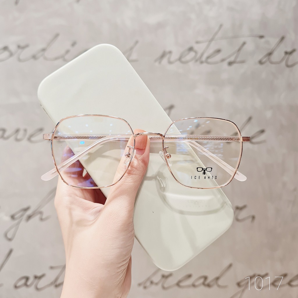 Gọng Kính Cận Kim Loại 1017 - Gọng Kính Mắt Kim Loại Thời Trang Hàn Quốc Lilyeyewear | BigBuy360 - bigbuy360.vn