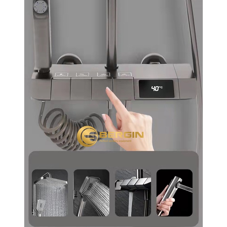 Sen cây phím đàn nhiệt độ Bergin BG-SC666 nóng lạnh