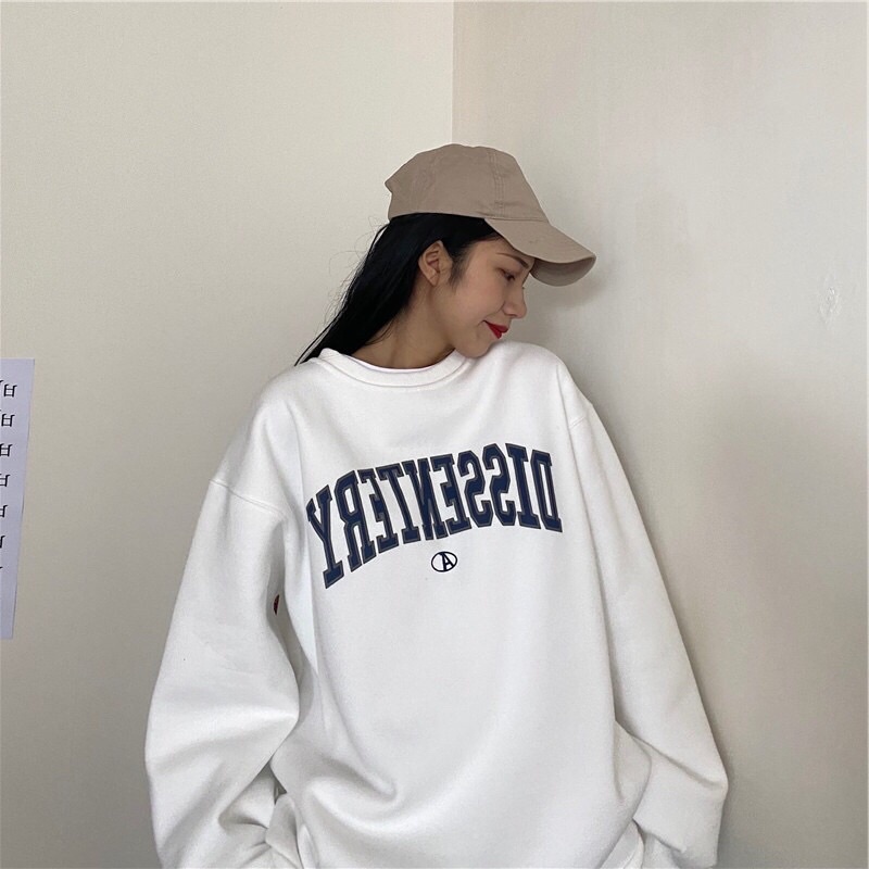 Áo Sweater Dissentery phong cách Ulzzang Hàn Quốc tay dài họa tiết in hình phong cách cá tính CoolZ CZ5061 | BigBuy360 - bigbuy360.vn