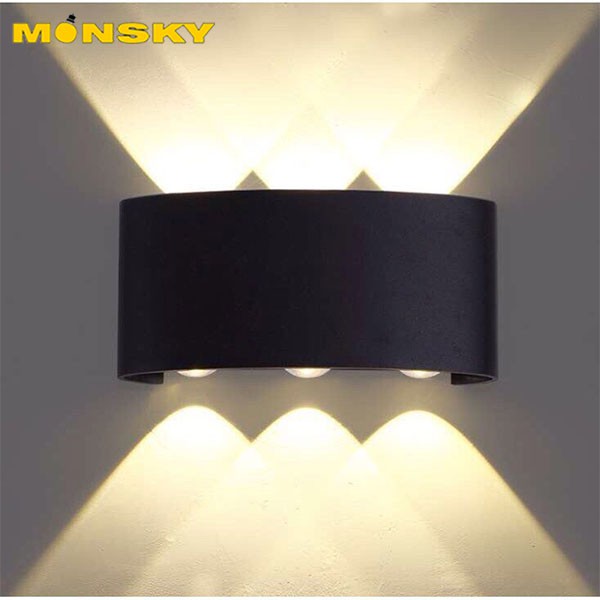 Đèn hắt tường rọi MONSKY vỏ nhôm đúc chuẩn 4,6,8,10 tia ánh sáng vàng độc đáo