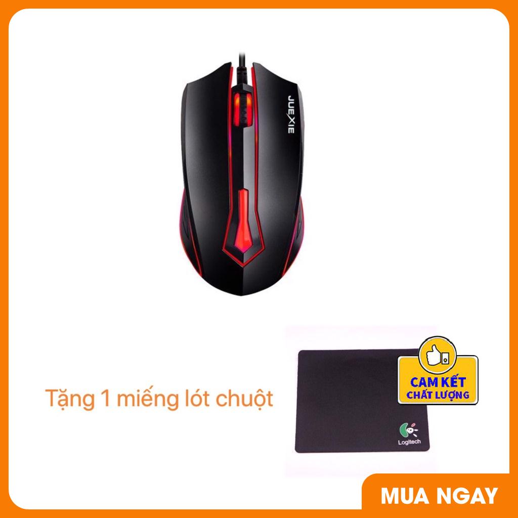 Chuột Quang Gaming JUEXIE M611 LED Cao Câp Có Dây Cực Nhạy + Tặng kèm lót game thủ ngẫu nhiên