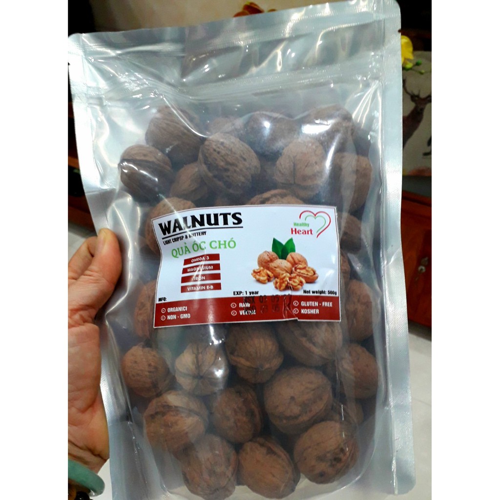 HẠT ÓC CHÓ ĐỎ MỸ - 500g
