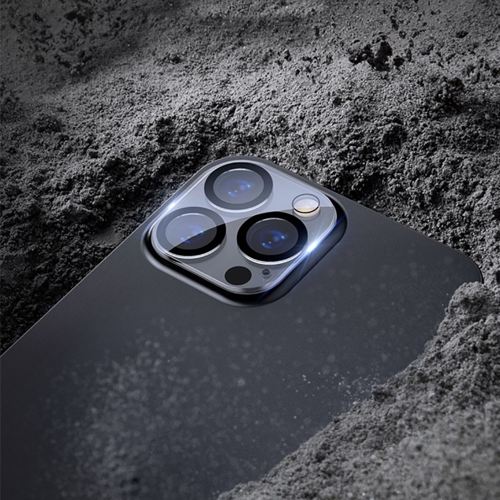 Dán camera Iphone 14 Pro / Iphone 15 Pro thấu kính nổi 3D - Cường lực camera Iphone 14 Pro độ cứng 9H trong suốt