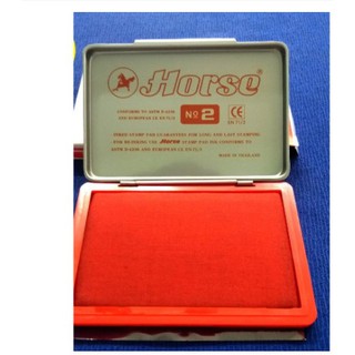 Khay mực lăn tay - tampon - hộp dấu horse no.2