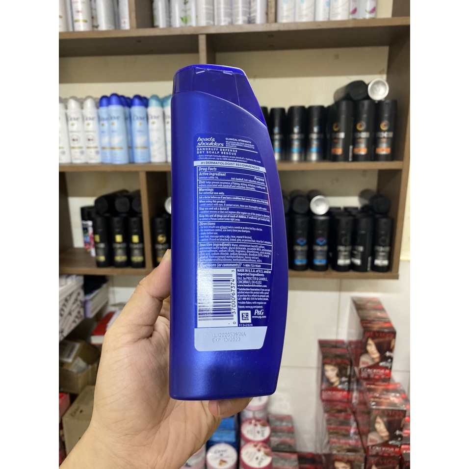 Dầu Gội Ngăn Ngừa Gàu, Nấm Head &amp; Shoulders Clinical Strength 400ml - Chính Hãng