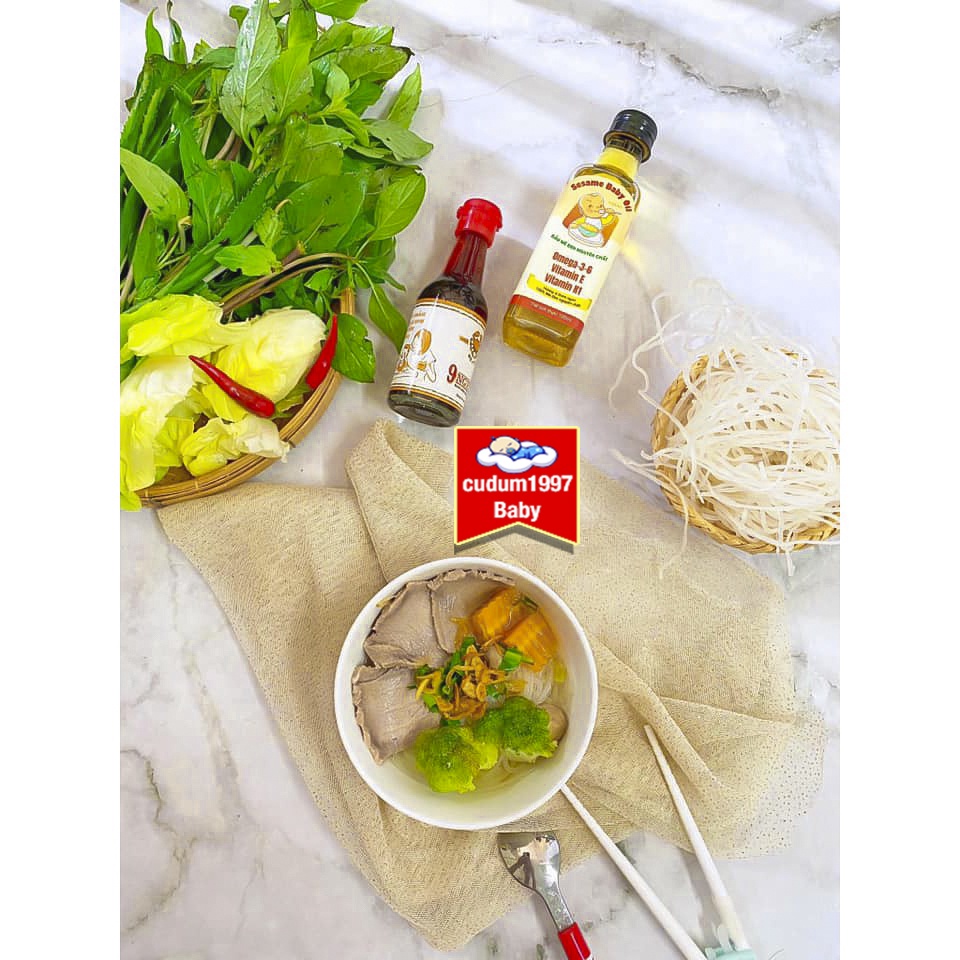 Dầu mè đen, hạnh nhân, óc chó, sachi ,hạt chia, hạnh nhân  cho bé ăn dặm từ 6 tháng tuổi- Cs Baby