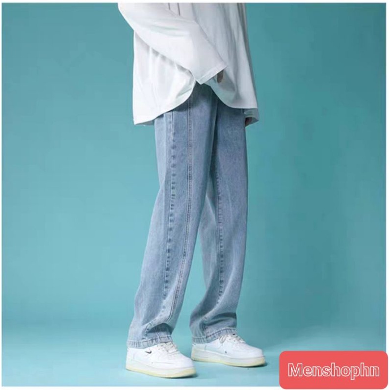 [SIÊU PHẨM] Quần jean Baggy ống suông rộng, Quần bò nam, nữ S01 hottrend hàn quốc 2021 | BigBuy360 - bigbuy360.vn