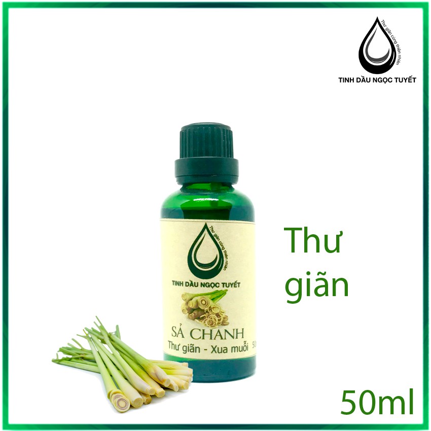 Tinh dầu sả chanh nguyên chất Ngọc Tuyết DQ 50ml - thơm dịu, xua côn trùng