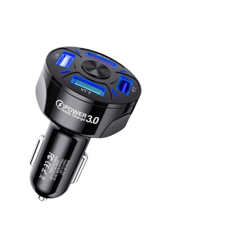 Tẩu Sạc Trên Xe Hơi 4 Cổng Loại Xạc nhanh CAO CẤP 2.1A QC 3.0 (TS1)