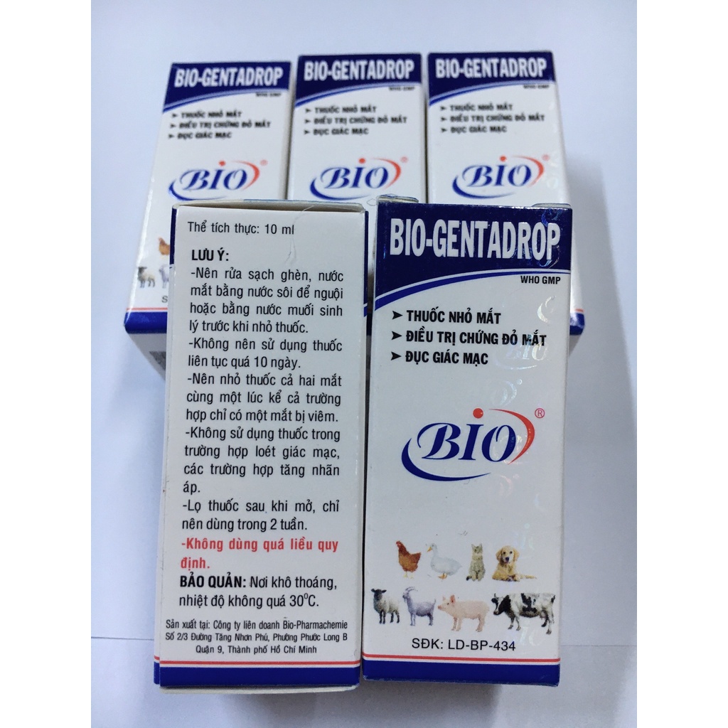 Dung Dịch Nhỏ Mắt Thú Cưng Bio 10ml - ( giảm đỏ mắt , chảy nước mắt ở thú cưng )