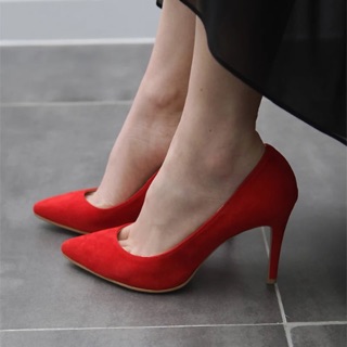 Cao gót da lộn size 38