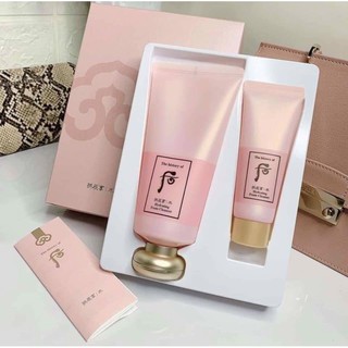 Sét sữa rữa mặt Whoo hồng